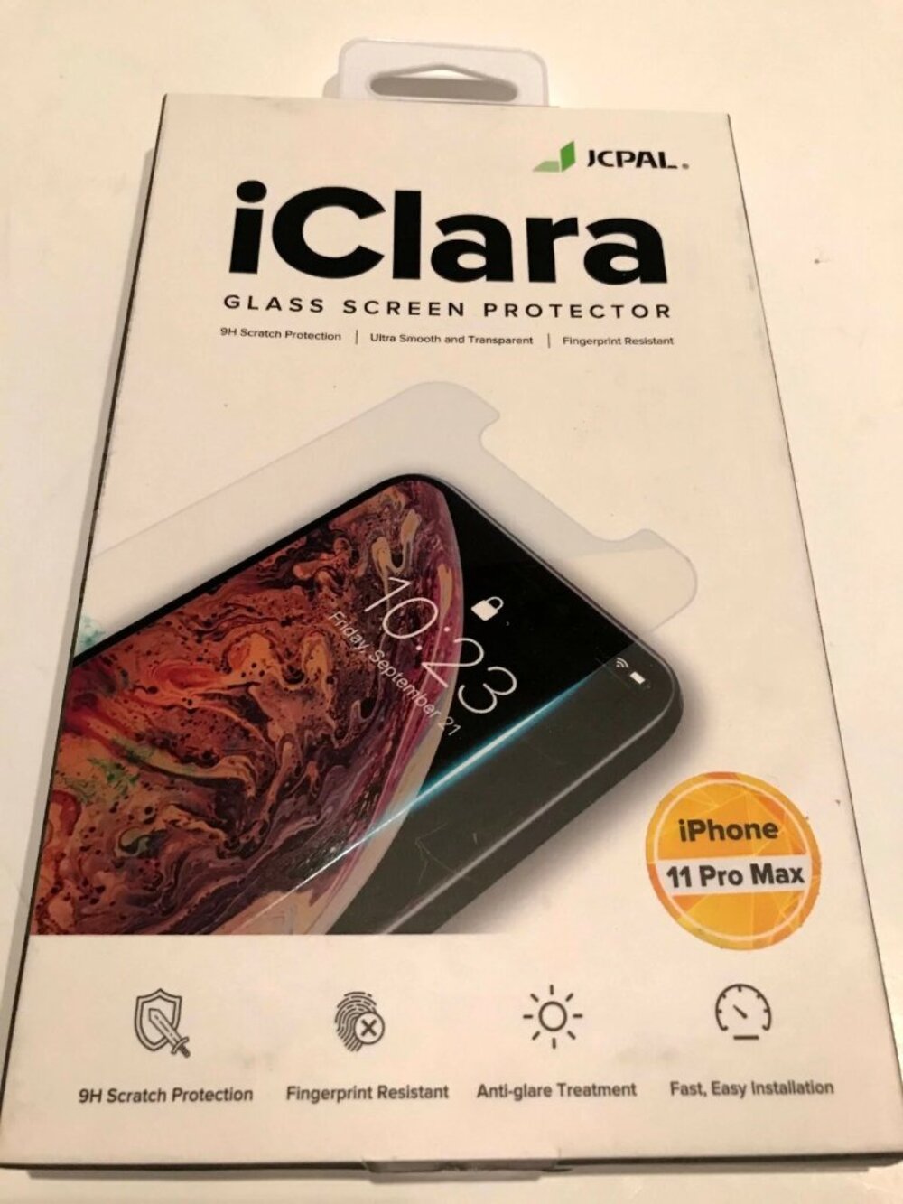 JCPal JCP3831 iClara Glass Screen Protector for Iphone 11 Pro Max New